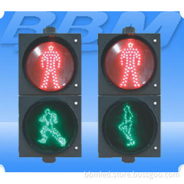 200mm (8") Running Pedestrian Traffic Light (RX200-3-25E)